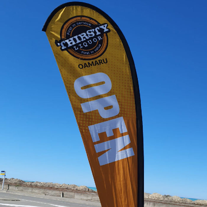 PREMIUM TEARDROP FLAG - 3.5M Large