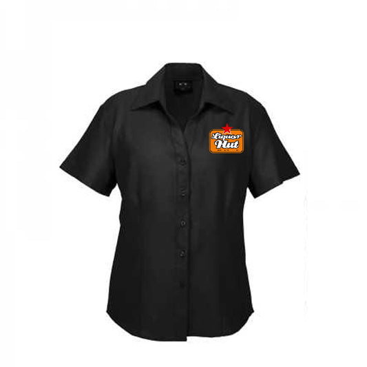 Ladies Plain Oasis Short Sleeve Shirt Liquor Hut
