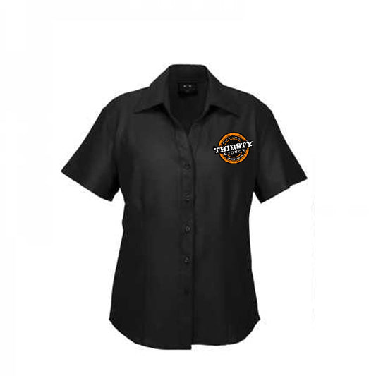 Ladies Plain Oasis Short Sleeve Shirt Thirsty