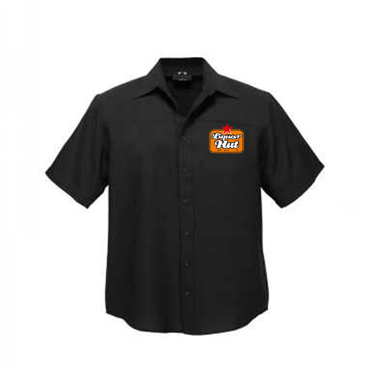 Mens Plain Oasis Short Sleeve Shirt Liquor Hut